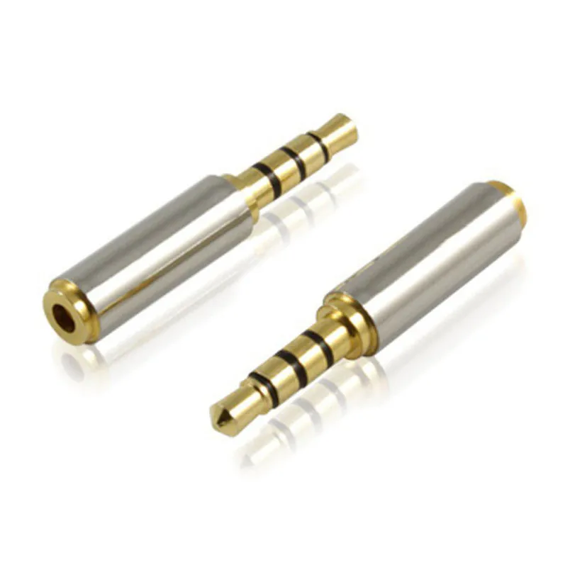 

D3 3.5mm Male To 2.5mm Female Stereo Audio Headphone Jack Adapter Converter