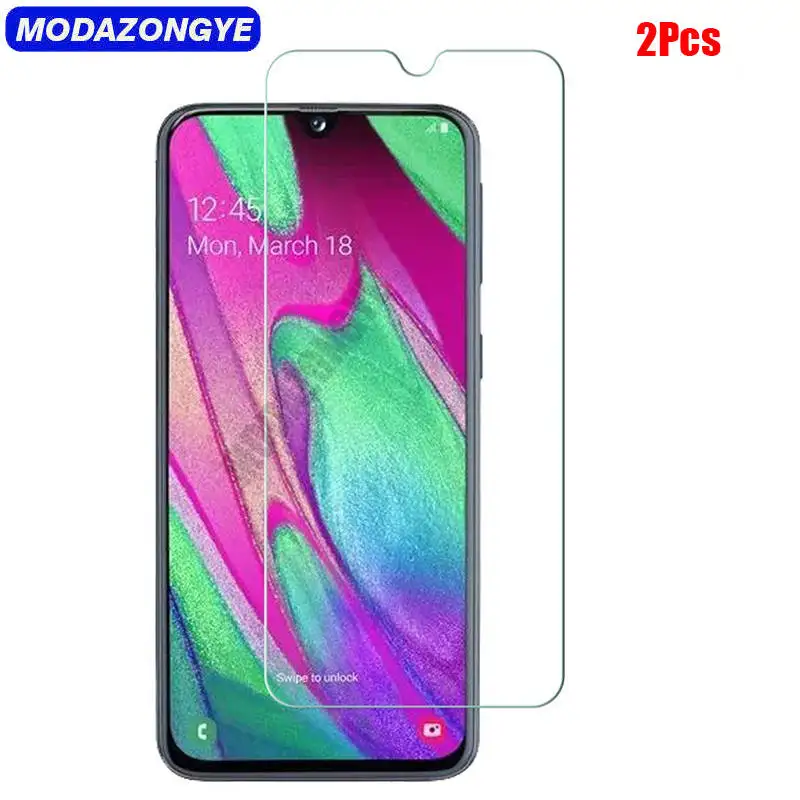 2 шт закаленное стекло для Samsung Galaxy A40 защита экрана A 40 A405 A405F SM-A405F Защитная пленка