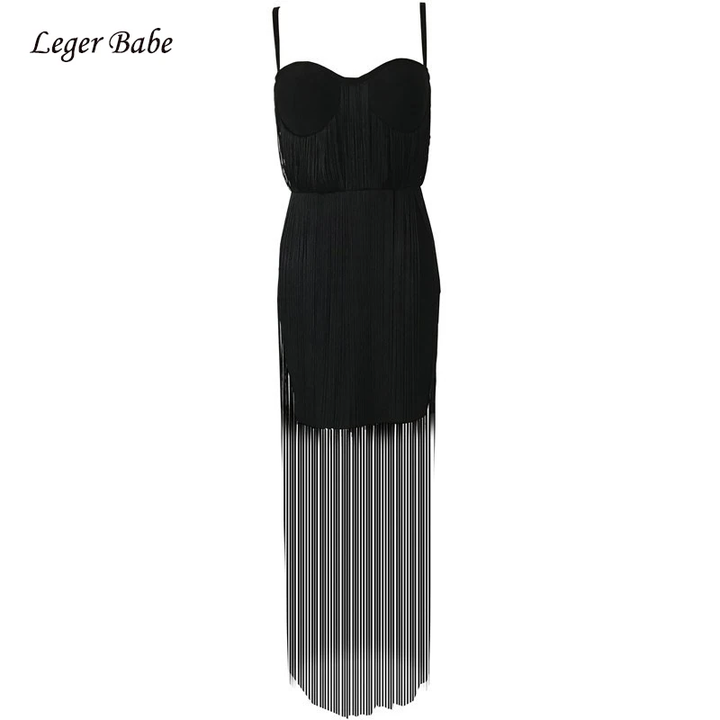 Leger Babe2018 женские сексуальные модные бретельки без бретелек обтягивающие длинные