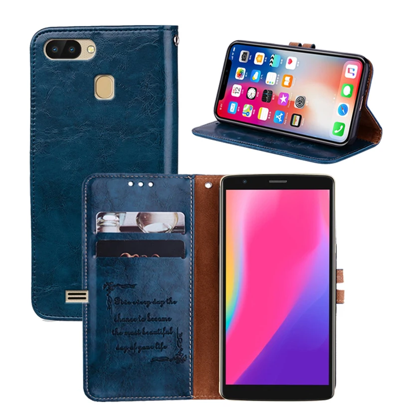 Newest Wallet Case For Blackview A20 pro Back Cover Book 5.5 Special PU Leather Flip Phone Bag B02 | Мобильные телефоны и