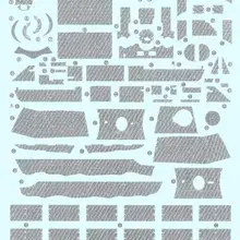 Meng МОДЕЛЬ SPS-053 1/35 пантера Ausf. В конце производства циммерит наклейка Type.4