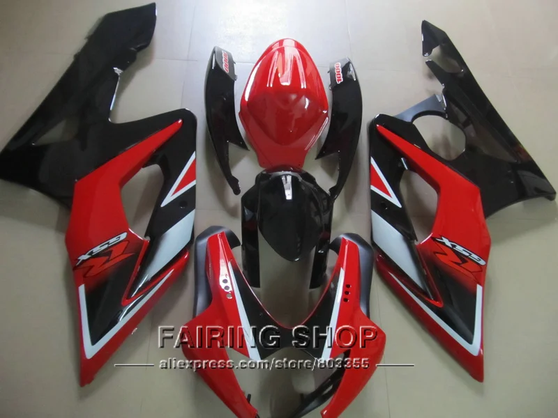 

Injection motorbike fairing kit for Suzuki GSXR1000 K5 K6 2005 2006 red black fairings set GSXR 1000 05 06 IK02
