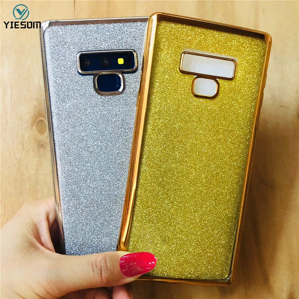 Роскошный силиконовый чехол из ТПУ с покрытием для Samsung Galaxy S10 S9 S8 Plus Note 9 8 A6 A8 A7 2018