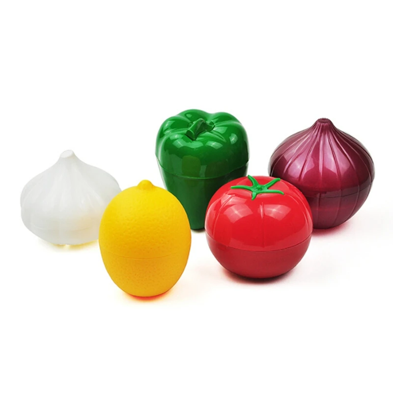 Помидоры с чесноком лимон креативный Кухонный Контейнер для хранения продуктов