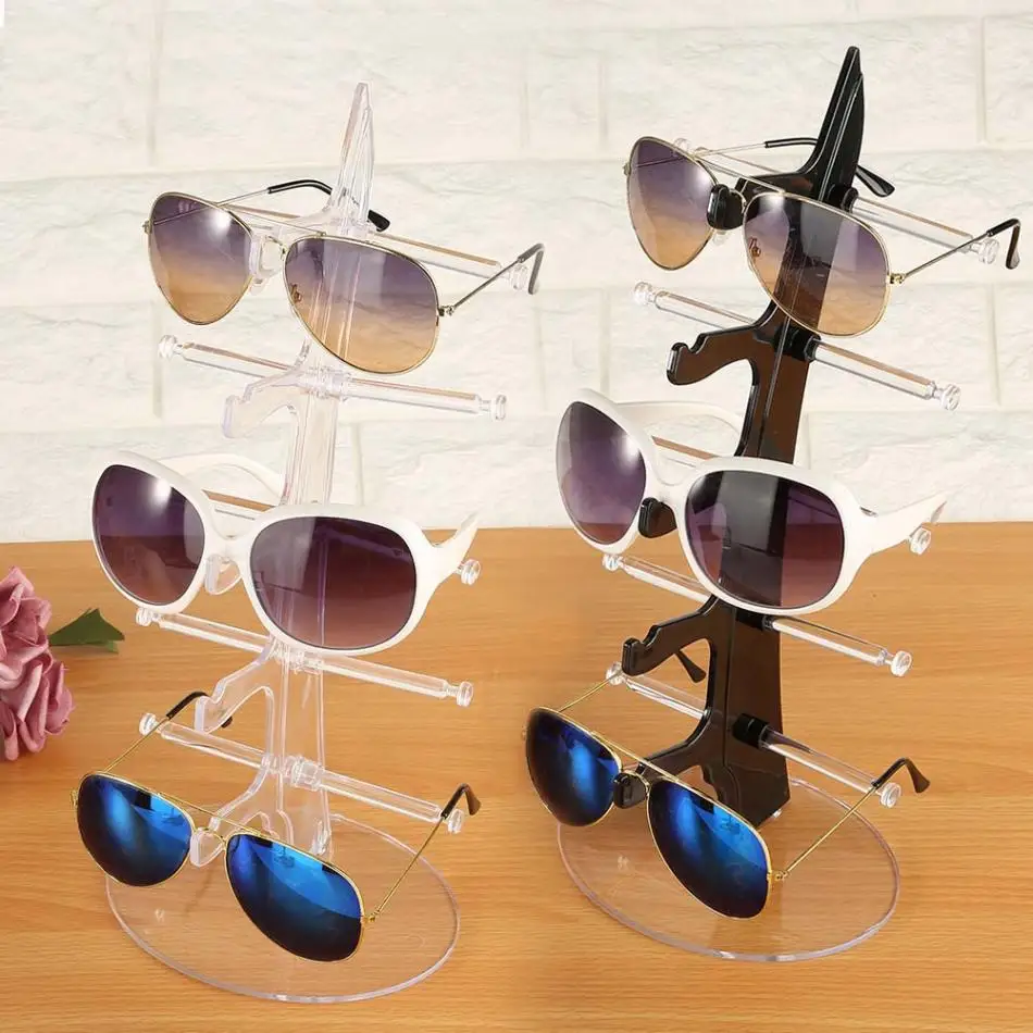 5 Layer Sunglasses Rack Eyewear Eyeglasses Glasses Display Stand Organizer 