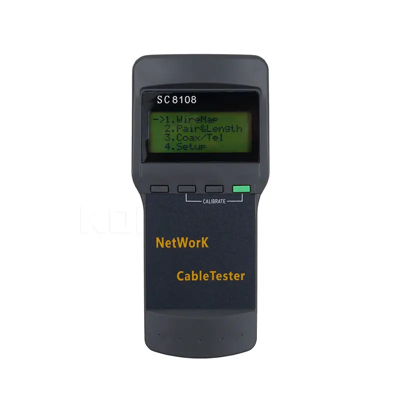 

Kebidumei lan tester Meter cable tester CAT5 RJ45 tester With LCD Display Meter Breakpoint Finder Length Test Rangefinder SC8108