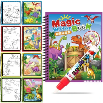 

Drawing Toys Children Magic Graffiti Album Baby Water Painting Books Learning Reusable Painting Board