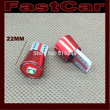 

2X High quality 12V nonpolarity Canbus Car Auto LED lamp 194 W5W T10 5W 1 LEDS SMD Wedge CANBUS OBC ERROR FREE Light lamp