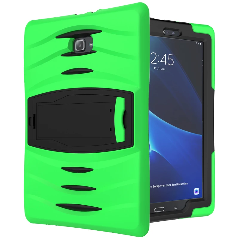 

NEW Shockproof Kickstand Tablet Case for Samsung Galaxy Tab E 9.6 T560 T561 Soft Silicone Hard PC Full Protective Back Cover