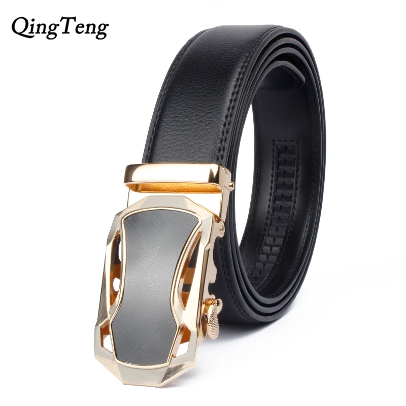 

160cm Big Size Mens Belts Genuine Leather Men Belt Long Automatic Buckle Belt Strap Male Man Jeans Ratcheted Belt Dropshipping