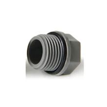 1/2 "BSP Maschio End Cap Spina Tubo IN PVC Comune Tubo di Raccordo Accoppiatore Adattatore del Connettore di Acqua Per Il Sistema di Irrigazione del Giardino(China)