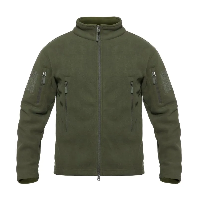 Хит, тактический теплый флисовый свитер для мужчин, для улицы, кемпинга, туризма, охоты, пальто, Боевая Военная тренировочная дышащая мягкая оболочка, куртки - Цвет: army green
