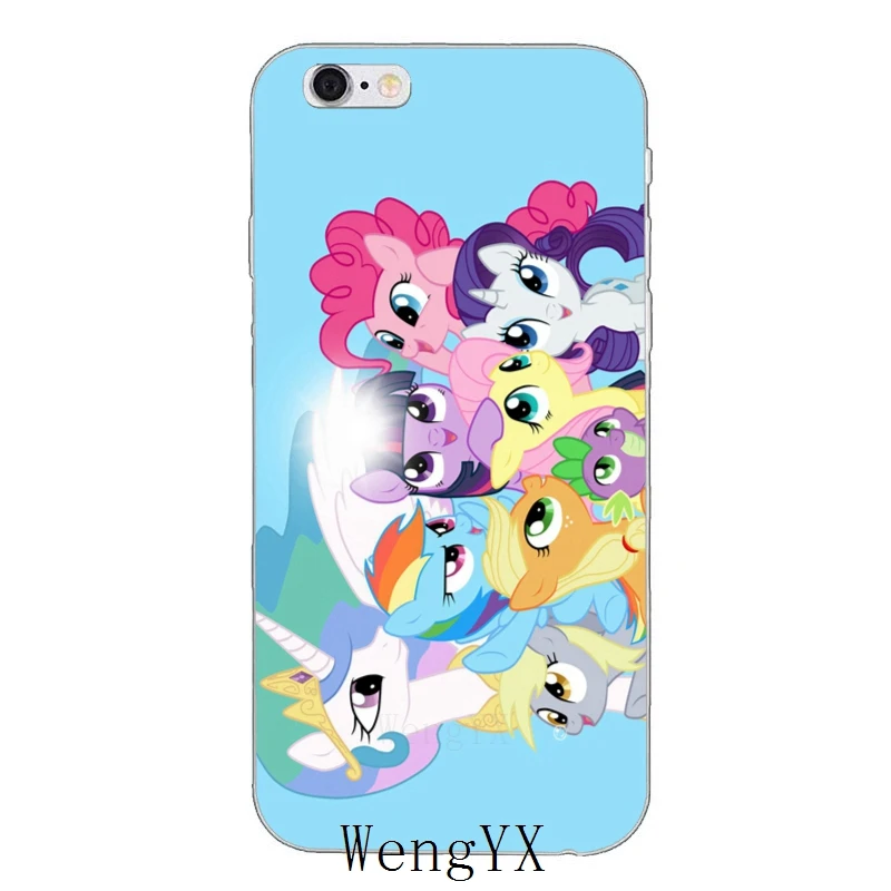 Мультяшный мягкий чехол для телефона my little pony Princess Celestia Samsung Galaxy J1 J2 J3 J5 J7 A3 A5 A7 2015