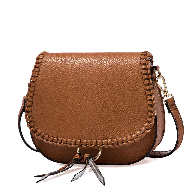 AMELIE GALANTI Женская маленькая сумочка через плечо симпатичный удобный легко и просто молодых людей эксклюзивный Универсальный - Цвет: brown