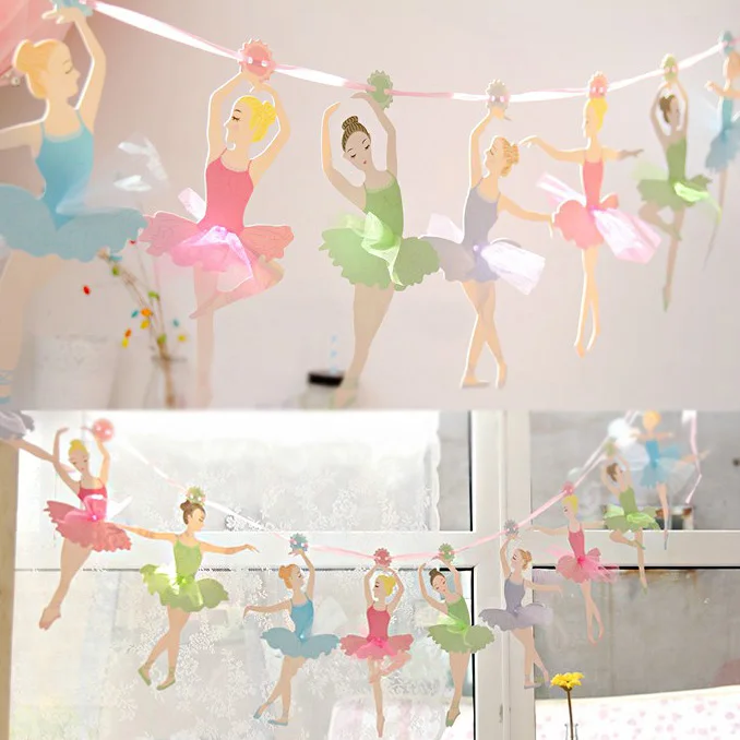 1 комплект новинка балерина девушка платье принцессы Дети С Днем Рождения