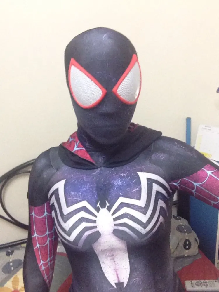Gwenom Cosplay Costume Woman Venom Symbiote Spider Gwen Stacy Spiderman Superhero Costume 3D Printed Fullbody (14)