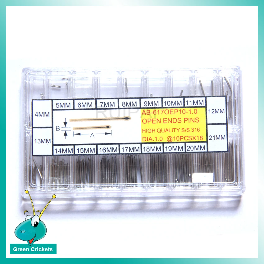 Peças de Reparo do Relógio Pinos de Aço Pulseira de Cerâmica Kit para Relojoeiros Pulseira Ligação Pinos Open Termina Inoxidável Strap Pin 316