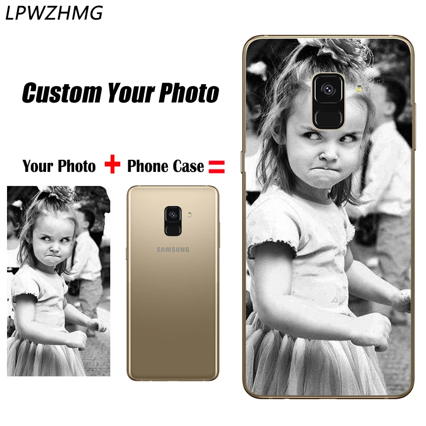 

LPWZHMG Soft Case For Samsung Galaxy A5 2017 Phone Cover For Samsung A5 2018 A6 Plus A3 DIY Customized Photo TPU Phone Cases