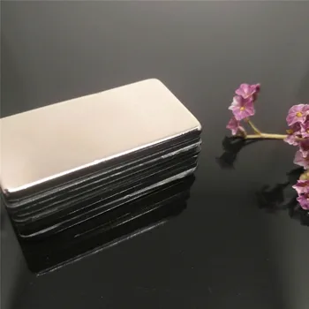

Zion 10pcs 40x20x3mm bar magnet N35 super strong permanent block rare earth ndfeb neodymium magnets 40mmx20mmx3mm 40*20*3mm