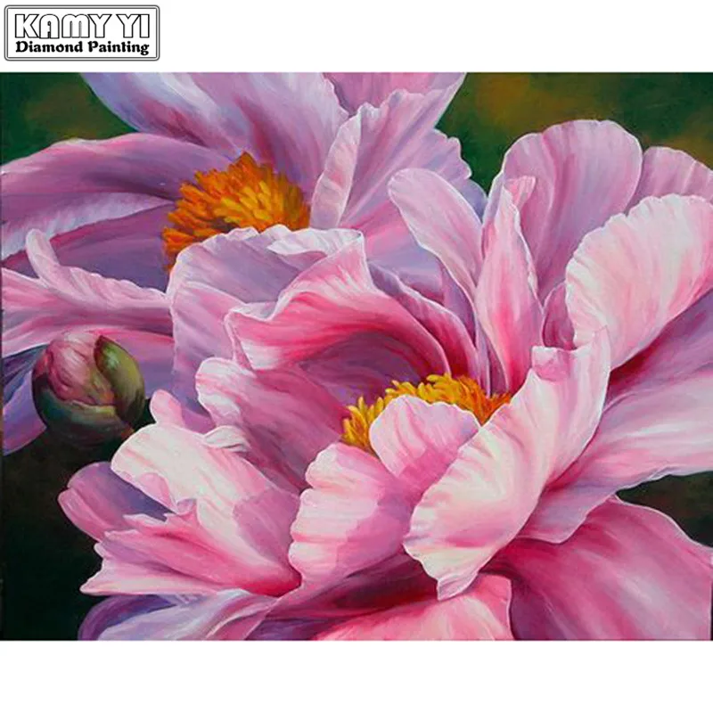 5D DIY Diamond embroidery Cross stitch Flower Full Square/Round mosaic painting decoration HYY | Дом и сад