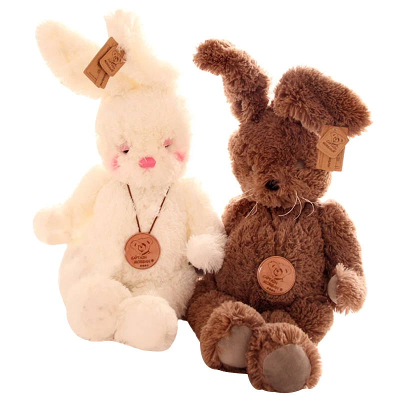 

1pcs 80cm Captain Morgan cute little Rabbit plush toy doll creative nap sleep big pillow lover gift female rabbits free shipping
