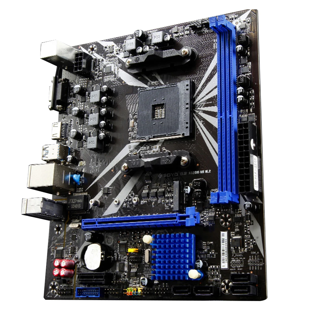 

Easy Install For Desktop Durable Stable Computer Accessories Motherboard AM4 Dual Channel DDR4 Memory A320M-VH M.2 VGA / HDMI