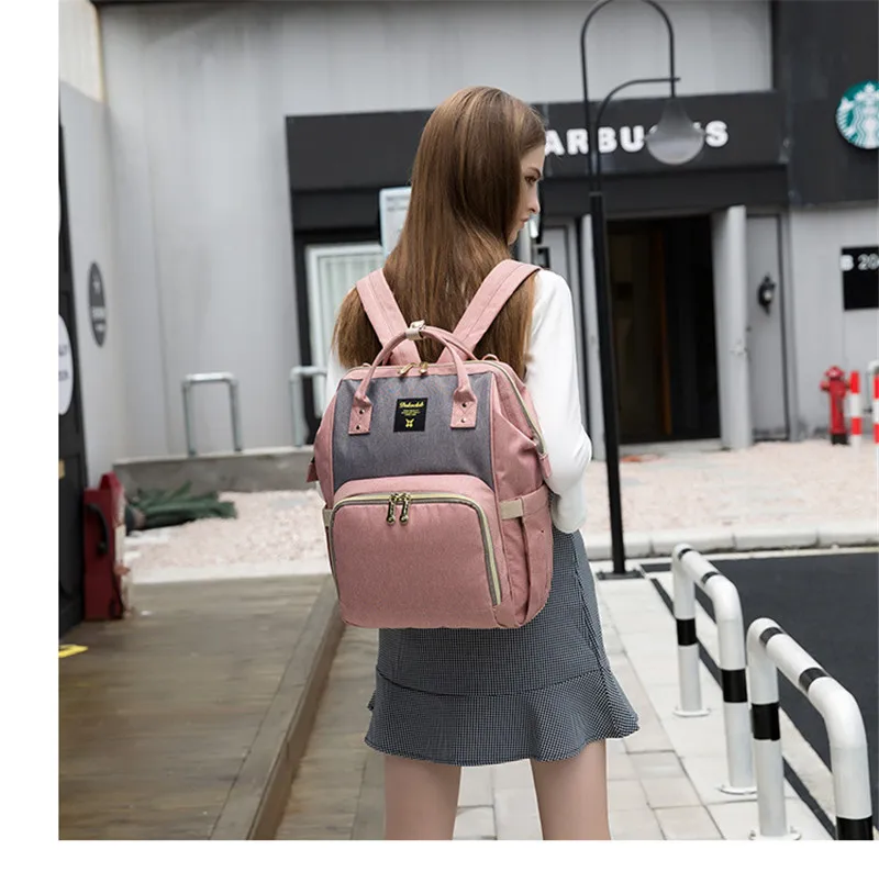 20L Capacity Oxford Korean Style Out Travel Storage Bags Plain Soft Handle Patchwork Hit Color Backpack Free Shipping Hot!07