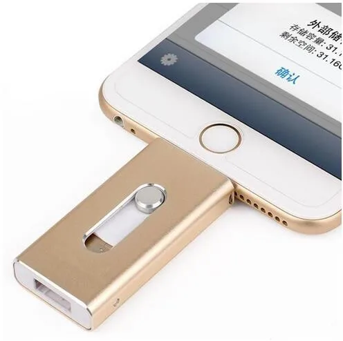 Usb флеш накопитель с интерфейсом Lightning 8 гб 16 32 гб|otg usb flash drive|usb driveusb pen drive |