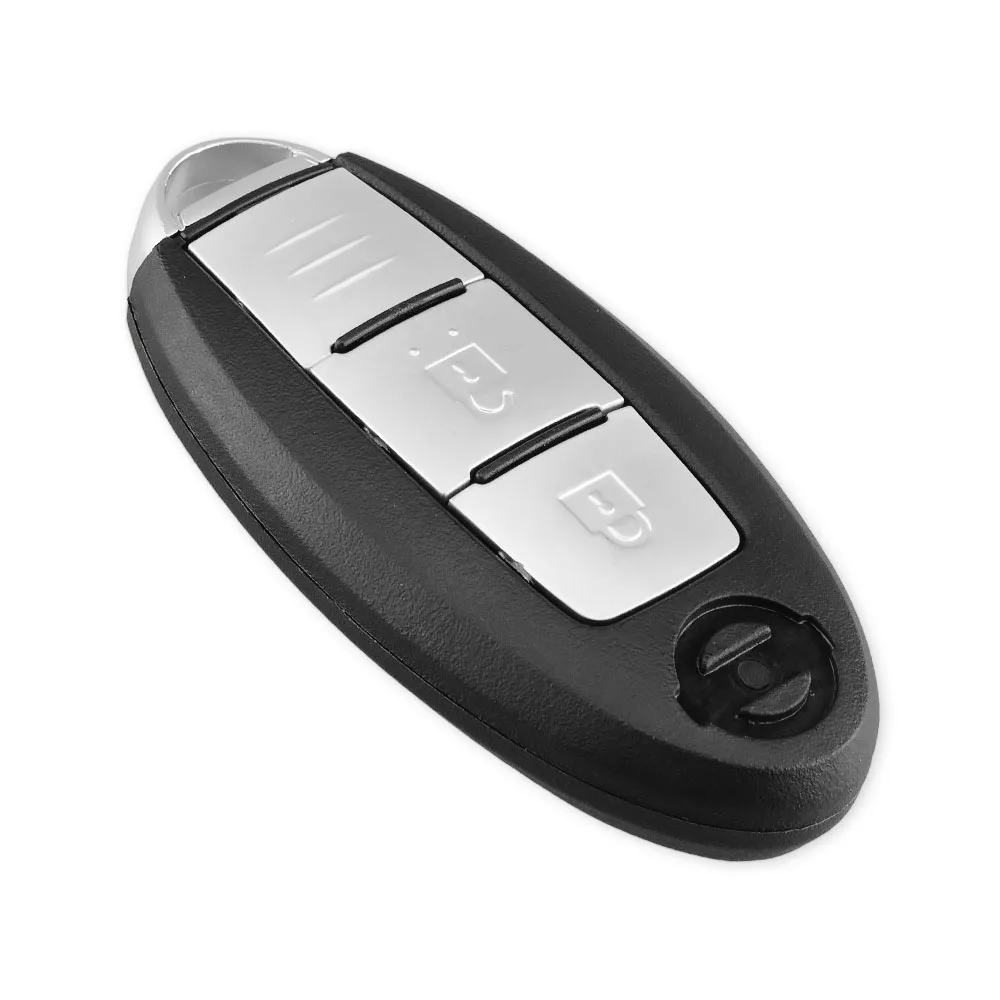 KEYYOU Smary ключ для Nissan Micra Xtrail Qashqal Juke Duke Navara 2 кнопки дистанционного ключа чехол Брелок Автомобильный ключ