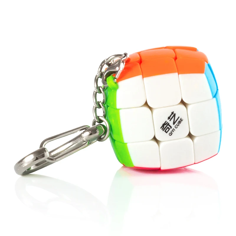 3x3x3 Mini Magic Cube Keychain Speed Cube Puzzle Toys for Children Colorful Toy Cubes Kids Gift