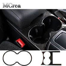 MCrea Авто Крышка отделка наклейки для Porsche Macan интерьер управление шестерни Цельнокройное стакана воды Панель рамки