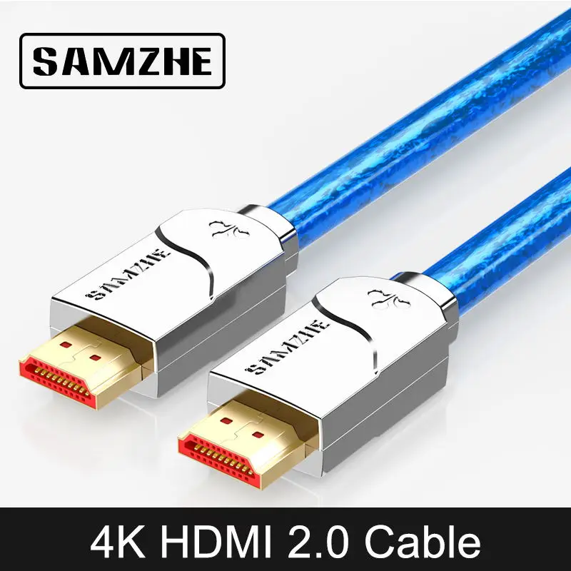 Кабель SAMZHE 4K UHD HDMI цифровой кабель с высоким разрешением 3840*2160 для ноутбука и ТВ