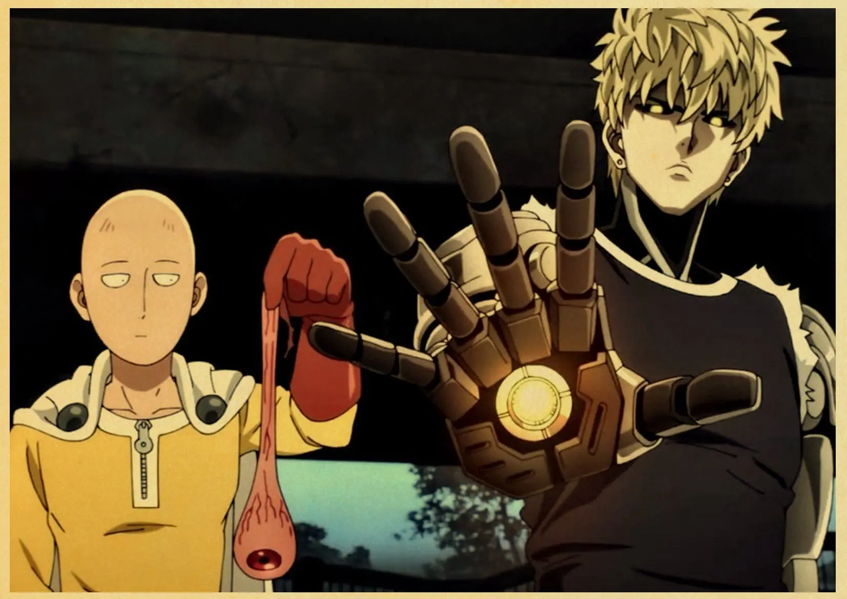 Японское аниме One Punch Man плакат ретро плакат наклейки на стену винтажные плакаты принты для бара и домашнего декора - Цвет: T018