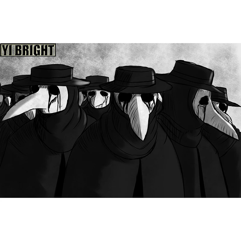 

New Full Drill 5D DIY Diamond Painting "Fantasy Plague Doctors" Diamond Embroidery Cross Stitch Rhinestone Mosaic Craft GT