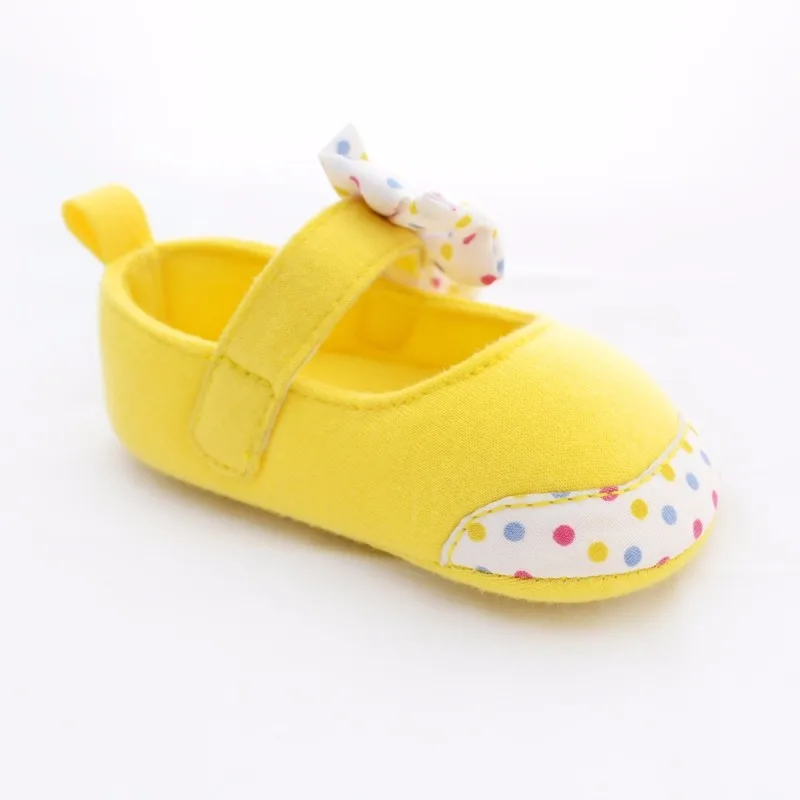 Модная обувь принцессы для маленьких детей, обувь с бантом для малышей, мягкая подошва, хлопок, обувь для малышей 0-24 месяцев