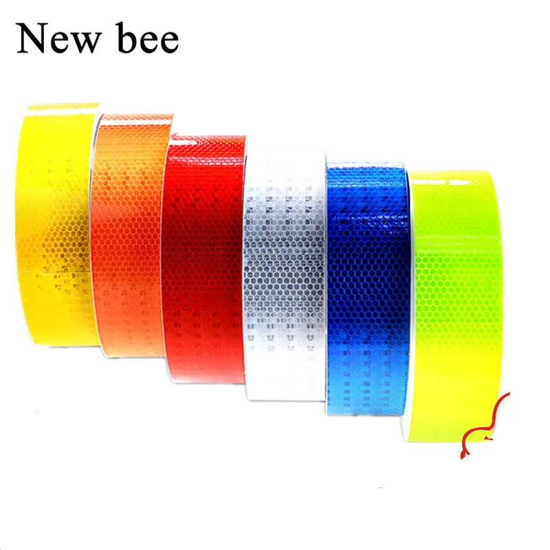 

Newbee 3M Car Styling Sticker Safety Mark Warning Tape Automobile Reflective Strip Film Motorcycle Decal Truck Bike Baby Car