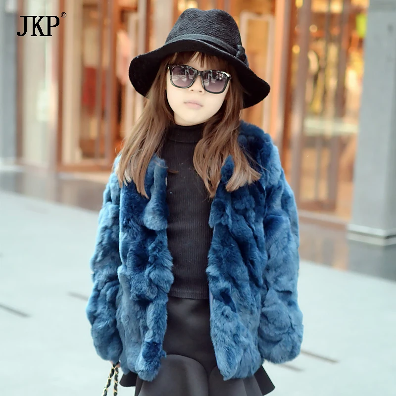 2018 детское зимнее пальто из натурального кроличьего меха|coat children|jacket girlfur coats children