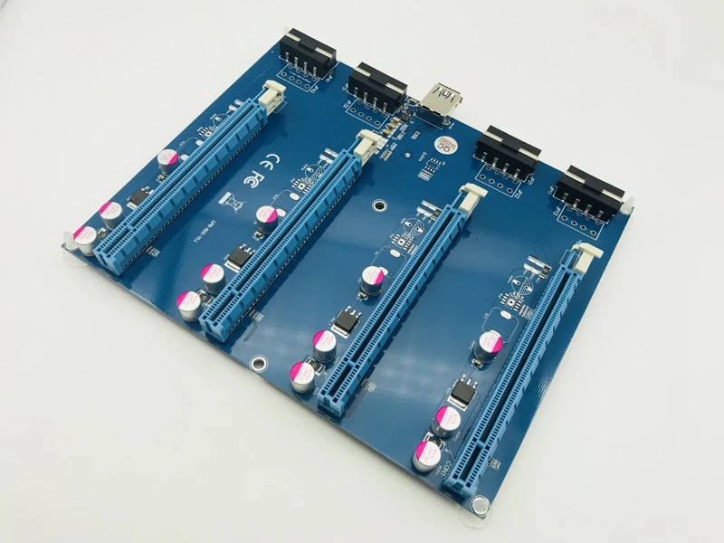 4 portas, pci-e 1x, hub riser card