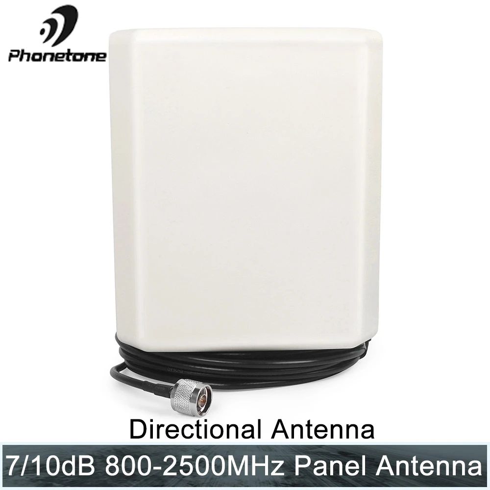 Наружная антенна 4G 2G 3G LTE панельная 800 2500 10 дБ с N male кабелем м для усилителя сигнала