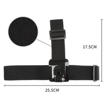 SHOOT Adjustable Helmet Harness Head Strap for GoPro Hero 5 3 4 Session SJCAM SJ4000 Xiaomi Yi 4K Strap Mount GoPro Accessories