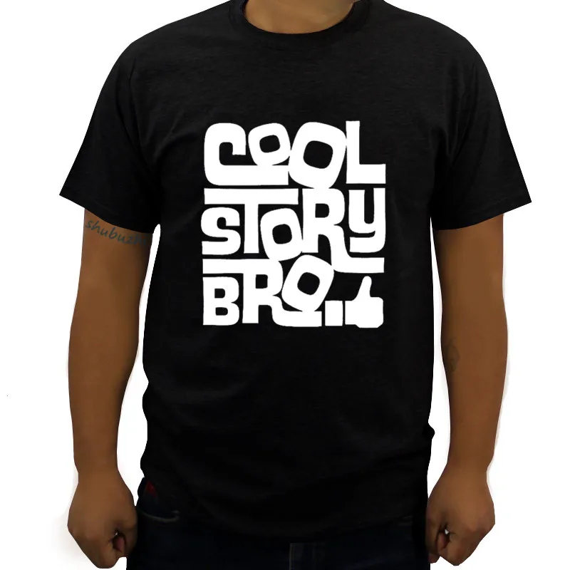 t shirt men 3d pattern tee shirts homme Cool Story Bro_black Unisex Tri