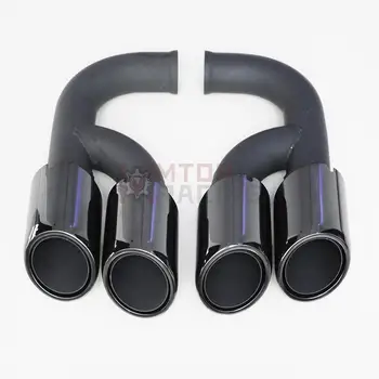 

Exhaust Muffler Pipe For Porsche Cayenne V6 Engine 2011 2012 2013 2014 Long Tip End