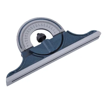 

4R 4 PCS 1/32" 1/64" 1/8" 1/16" Machinist Square Reversing Protractor Angle Square Multifunctional Combination Dripshipping