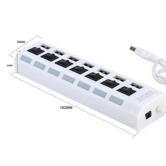 Special Price NOYOKERE 7 Ports Hub USB 2.0 480Mbps Splitter Adapter With ON/OFF Switch Peripherals Accessories For Computer Special Price NOYOKERE 7 Ports Hub USB 2.0 480Mbps Splitter Adapter With ON/OFF Switch Peripherals Accessories For Computer