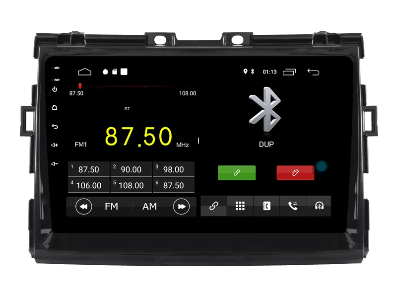 OTOJETA DSP стерео android 9,1 Автомагнитола для Toyota ESTIMA Стерео Gps навигация полный сенсорный экран видео плеер магнитофон