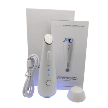 

USB Shrink Pore Anti Acne Wrinkle Eye Bag Dark Circle Remove Hot Cold Hammer Heating Cooling Therapy Vibration Massage Machine