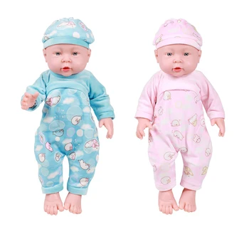 

41cm Lovely Reborn Baby Doll Girls Boys Kids Sleeping Playmates Children Cheap Toys Birthday Gifts