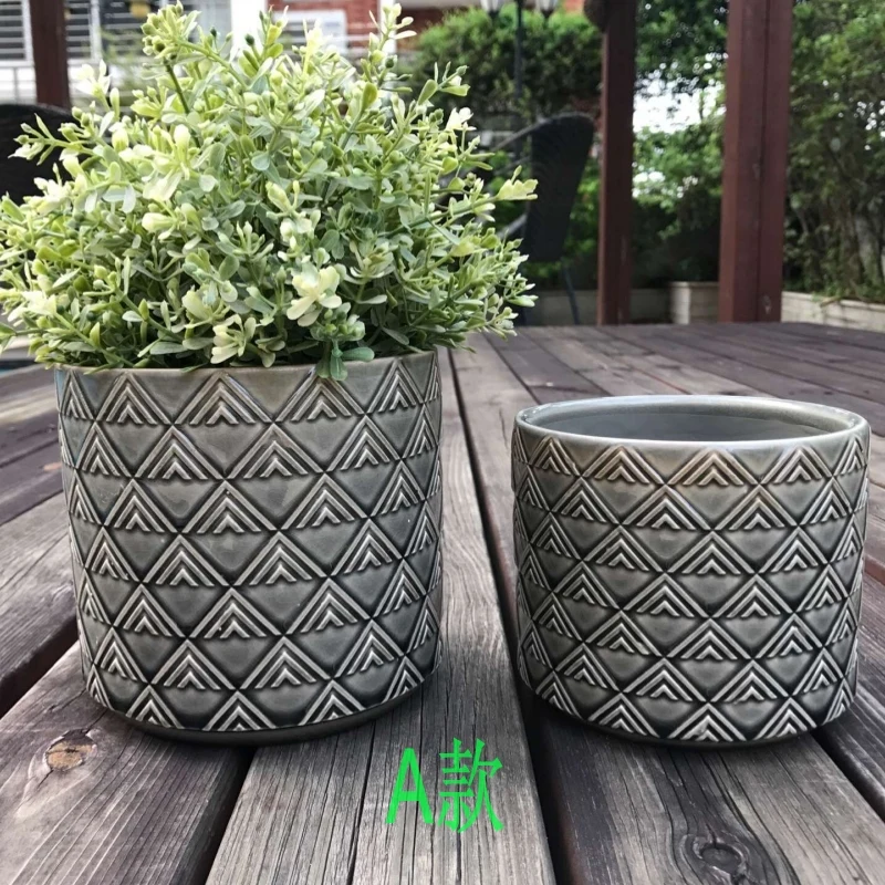 Aliexpress.com : Buy V005 Creative square cement succulents pot vase