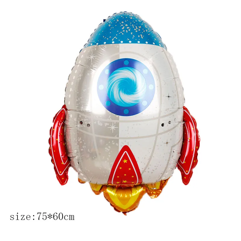 1 предмет; Новинка; большой Видео игровой контроллер Алюминий шарик из фольги в форме гигантская ракета, космонавт воздушный шарик из фольги в форме мальчиков надувная игрушка