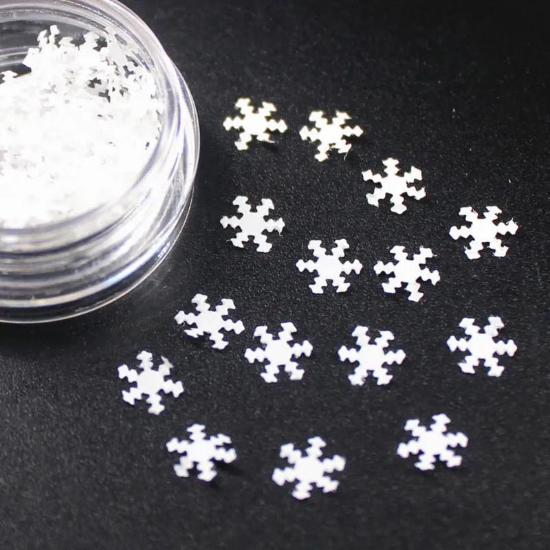 

(1Pcs/Sell) Colorful Glitter Nails 3d Slice Powder Set DIY Design Nail Art Sequins Decoration Fashion Accessories